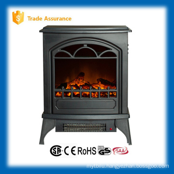 220-240V mini freestanding electric fireplace stove heater for small room